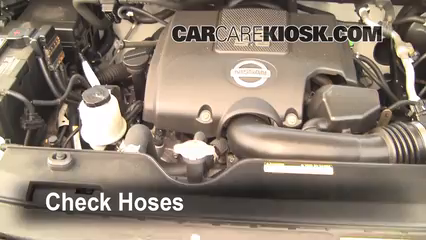 Coolant Hose Check 2007 Nissan Titan SE 5.6L V8 Crew Cab Pickup